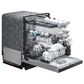 Samsung 24" Bespoke Smart Dishwasher with 3rd Rack Washing System in Fingerprint Resistant Stainless Steel, , large