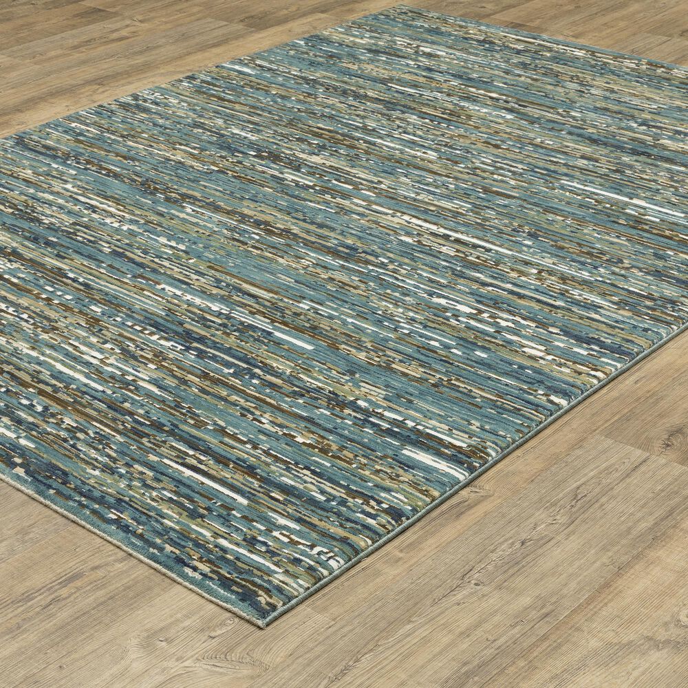 Oriental Weavers Reed 3&#39;3&quot; x 5&#39; Blue and Multicolor Area Rug, , large