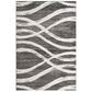 Safavieh Adirondack ADR125R 5"1" x 7"6" Charcoal and Ivory Area Rug, , large