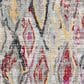 Safavieh Adirondack ADR209F 6" Round Light Grey and Red Area Rug, , large