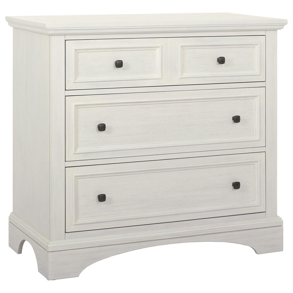 Valor Living Farmhouse Basics 3-Drawer Chest in Rustic White, , large