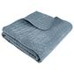 Levtex Velvet Stitch 50" x 60" Quilted Throw in Chambray, , large