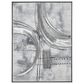 Maple and Jade 30" x 40" Contemporary Abstract Wall Art in Gray, White, Black and Silver, , large