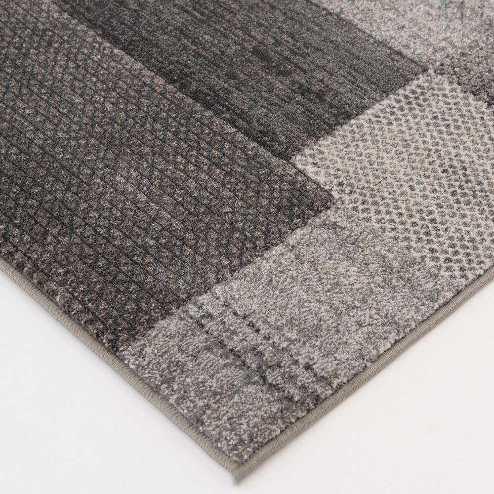 Central Oriental Adore Hanford 5&#39; x 7&#39;6&quot; Grey and White Area Rug, , large