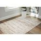Ashley Kasney 5" x 7" Cream and Brown Area Rug, , large