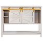 Furniture of America Bazan Buffet in White Oak and Gold, , large