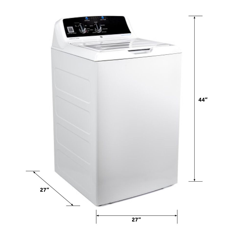 GE Appliances 4.2 Cu. Ft. Top Load Washer with Built-In App-Based Payment System in White, , large