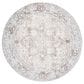 Safavieh Jasmine 5"3" Round Ivory and Beige Area Rug, , large