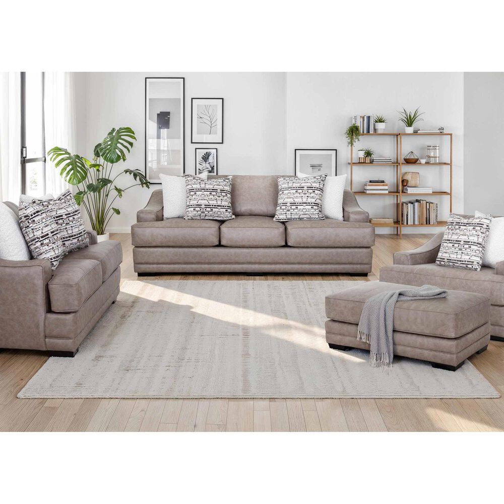 Moore Furniture Granger Stationary Loveseat in Duvall Greige, , large