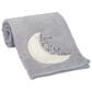 Lambs and Ivy Goodnight Moon Baby Crib Blanket in Gray and White, , large