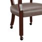 Steve Silver Tournament Arm Chair in Medium Cherry, , large