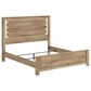 Ashley Brozmont King Panel Bed with Dresser and Nightstand in Natural Brown, , large