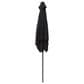 CorLiving 9" Black Tilt Market Umbrella with Black Base, , large