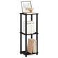 HOMLUX 2-Tier Small End Table in Espresso and Black (Set of 2), , large