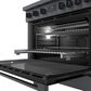 Bosch 36" Freestanding Gas Range in Black Stainless Steel, , large