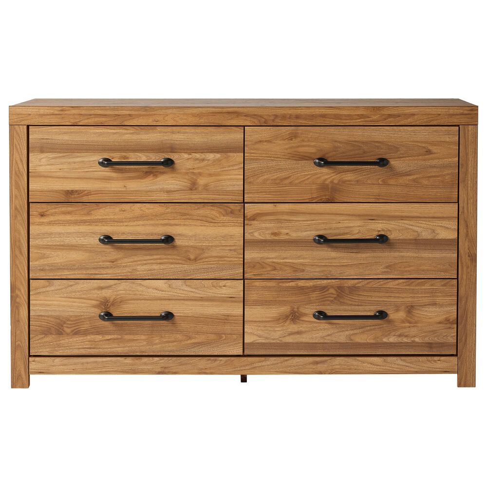 Ashley Pasklyn 3-Piece King Bedroom Set in Rich Honey Brown, , large