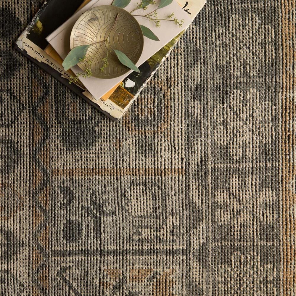 Loloi Heirloom 8 x10 Bone/Charcoal Area Rug, , large