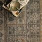 Loloi Heirloom 8 x10 Bone/Charcoal Area Rug, , large