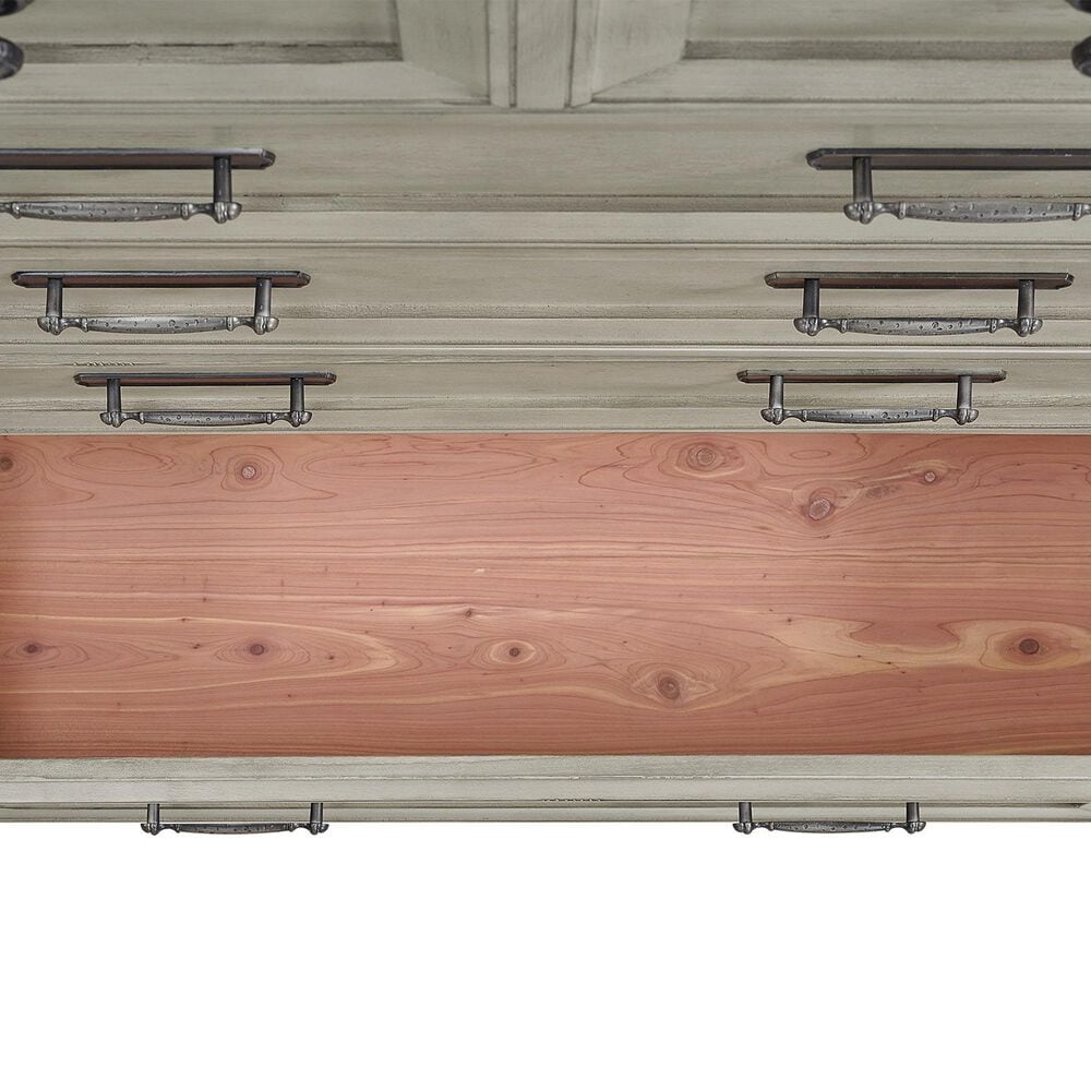 Mayberry Hill Farmington 3-Piece Queen Panel Bedroom Set in Medium Brown and Washed Stone, , large