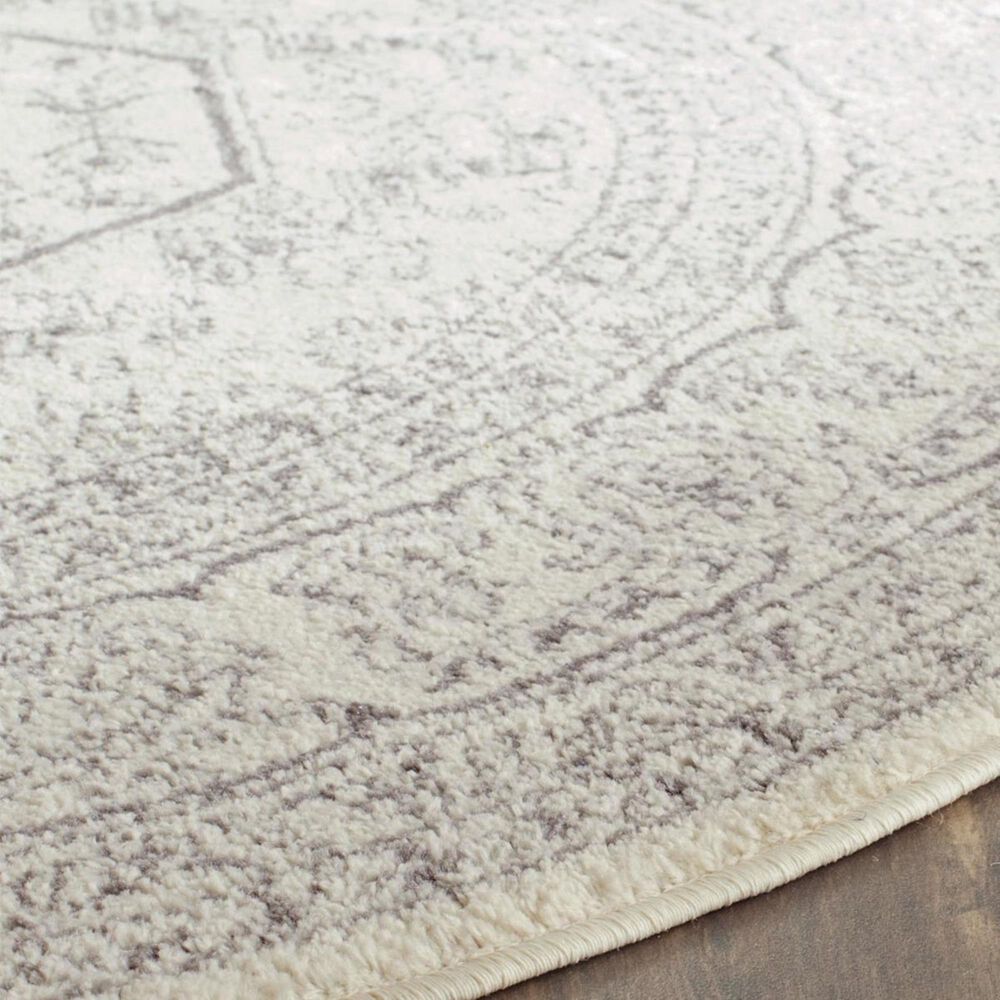 Safavieh Adirondack ADR108B-10R 10&#39; x 10&#39;  Ivory/Silver Round Rug, , large