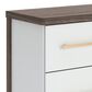 Ashley Kendanport 2-Drawer Nightstand in Dark Brown and Matte White, , large