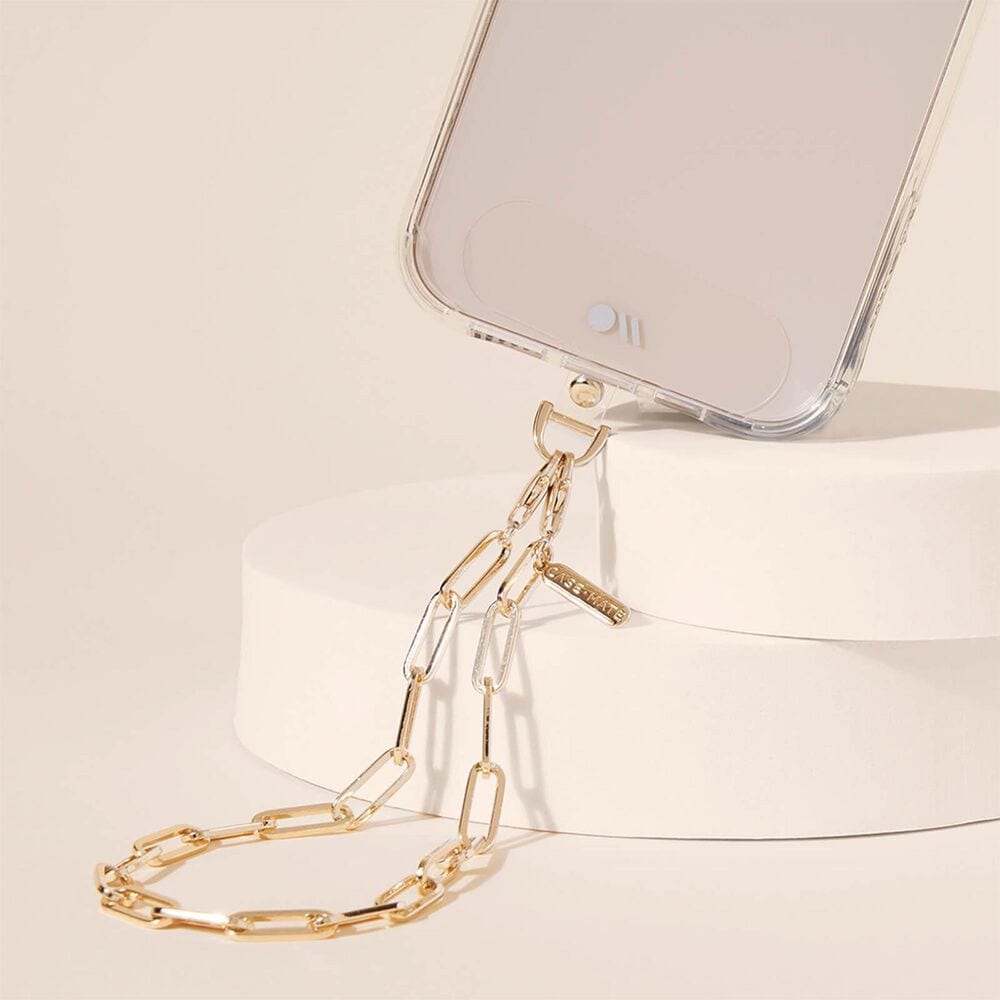 Case-Mate Chunky Chain Phone Wristlet in Gold, , large