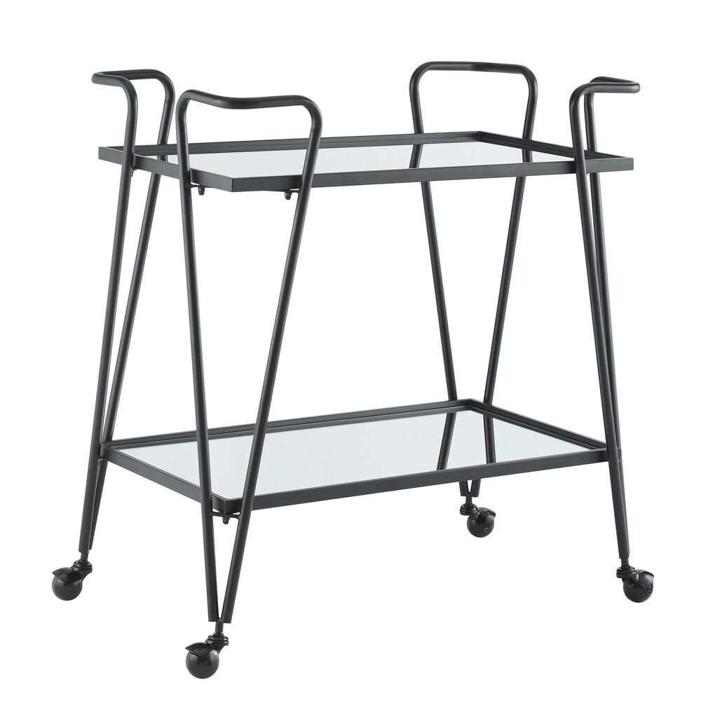 Linden Boulevard Ellie Bar Cart in Black, , large