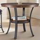 Linon Home Decor Franklin Side Table in Umber Brown and Black, , large