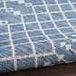Nourison Positano Southwestern Navy Blue 6" x 9" Indoor/Outdoor Area Rug, , large