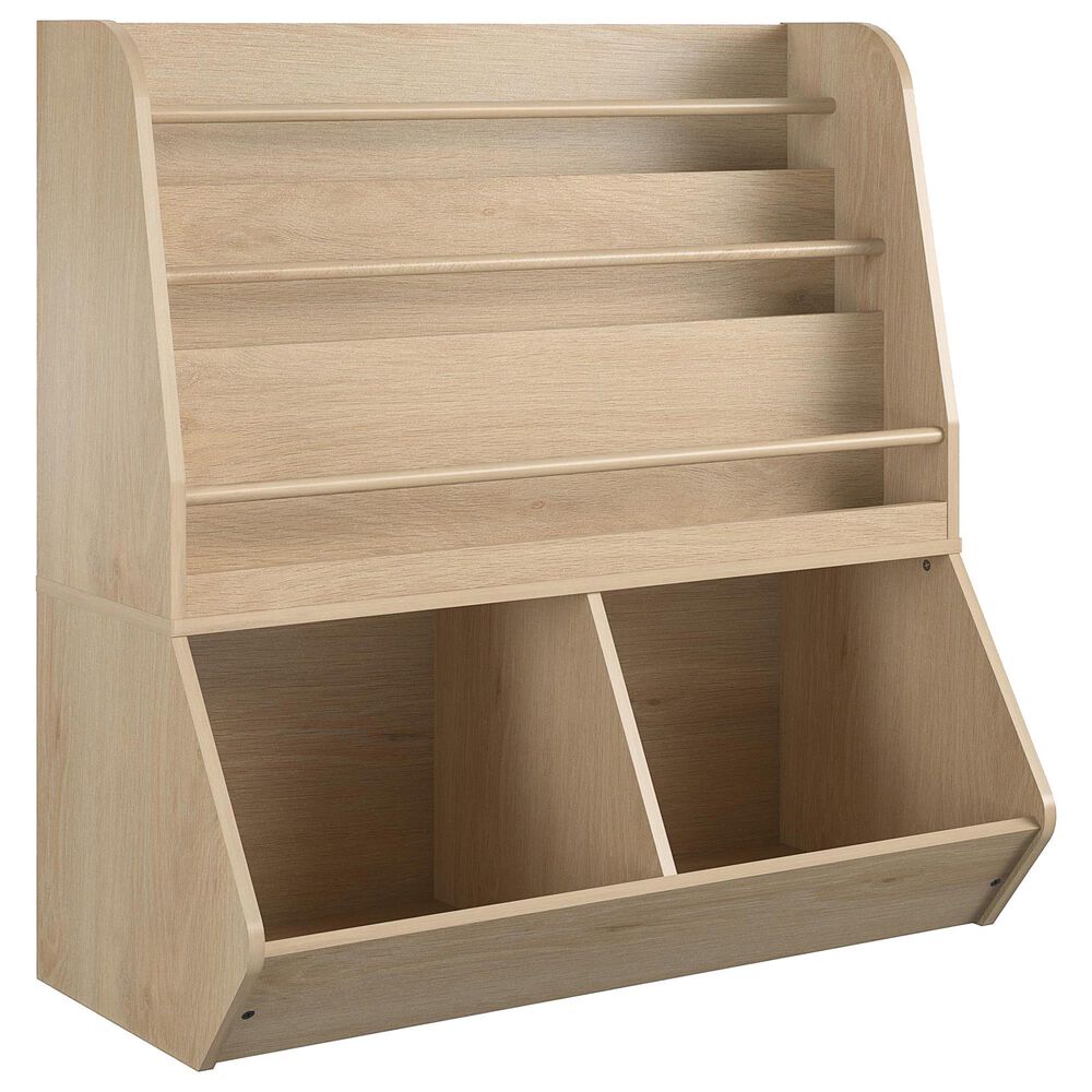DHP Nathan Kids Book & Toy Storage in Blonde Oak, , large