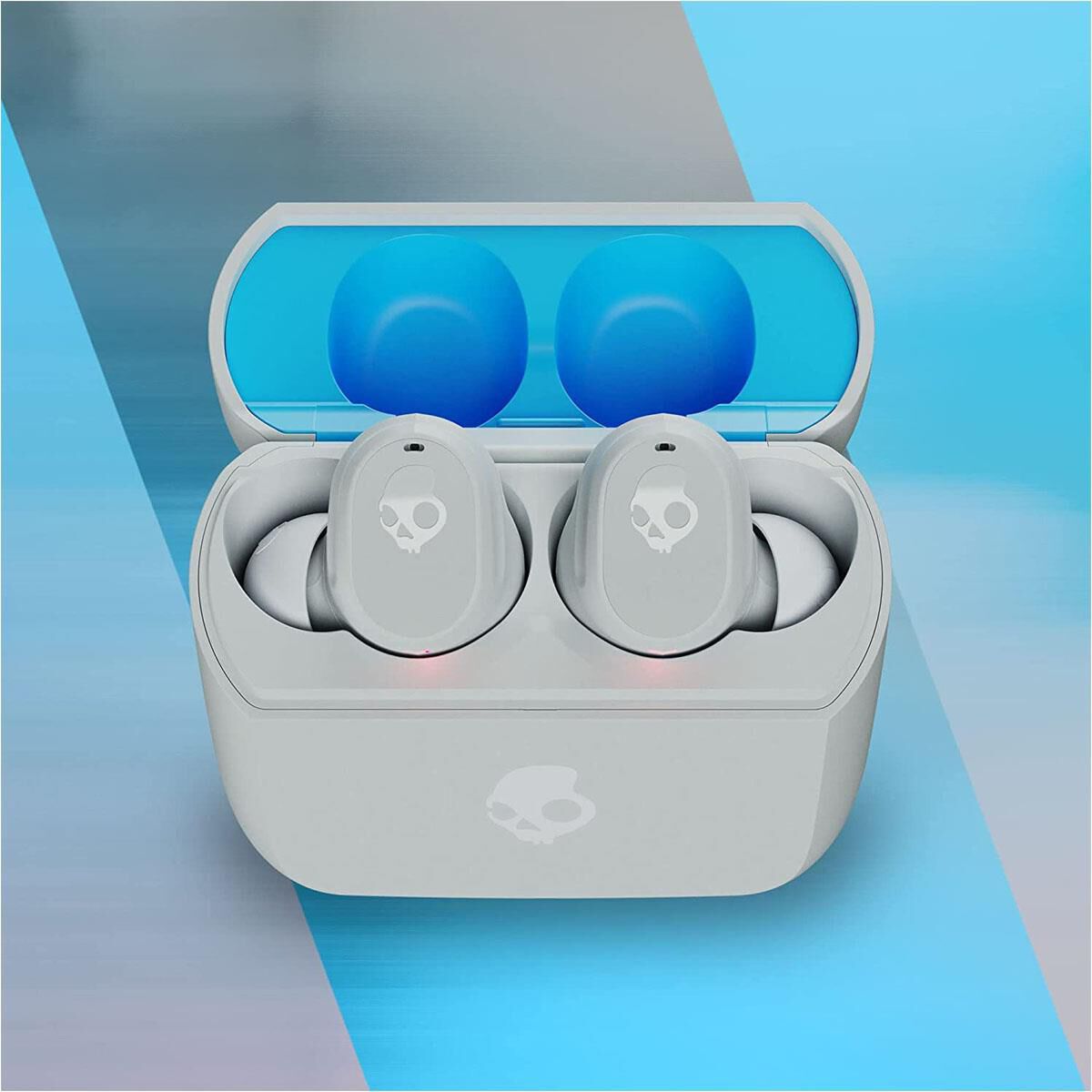 Skullcandy Mod True Wireless Earbuds in Light Grey Blue NFM