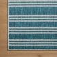 Loloi Easton Teal and Fog 2"3" x 3"9" Indoor/Outdoor Area Rug, , large