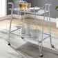 Linon Home Decor Mid-Century Bar Cart in Silver, , large
