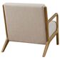 Hearth and Haven Novak Lounge Chair in Cream, , large