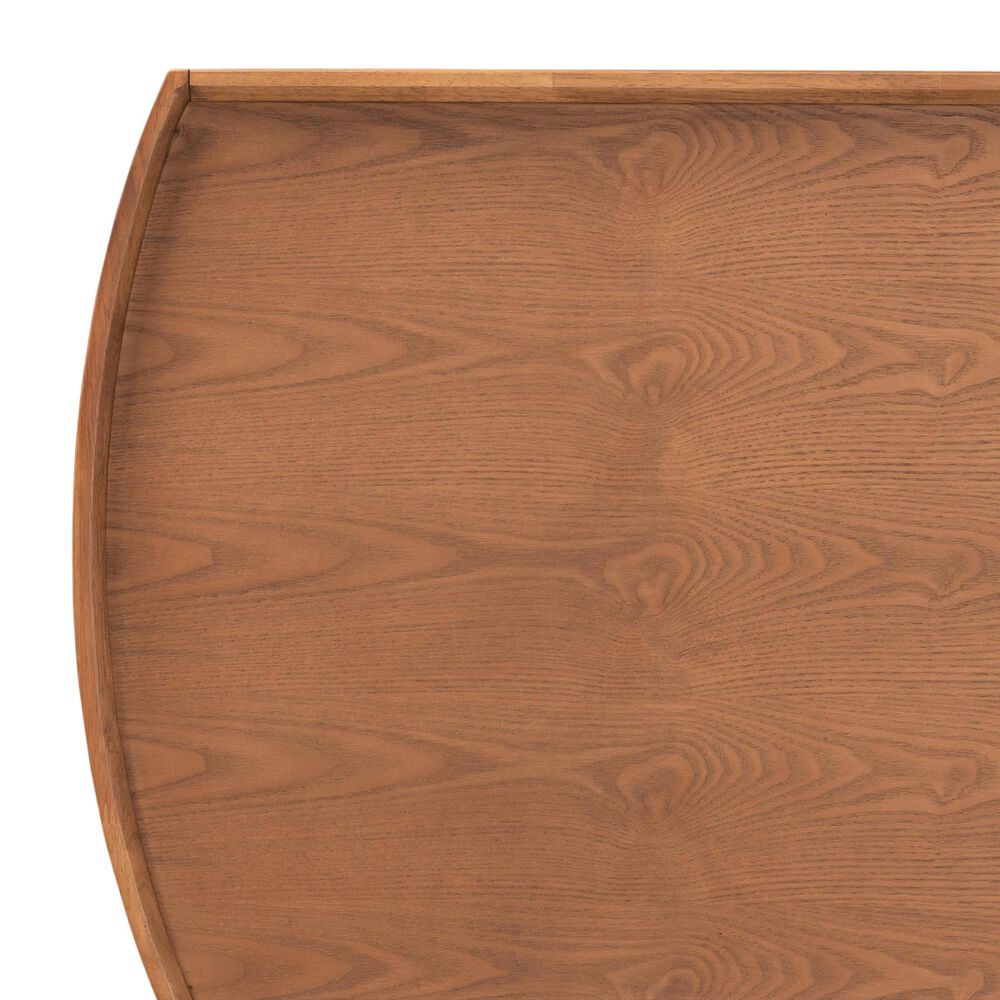 Baxton Studio Laurien Twin Headboard in Ash Walnut, , large