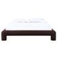 Urban Home Anansi Mocoa Eastern King Upholstered Footboard, Rails and Slats in Mongoose Chenille, , large