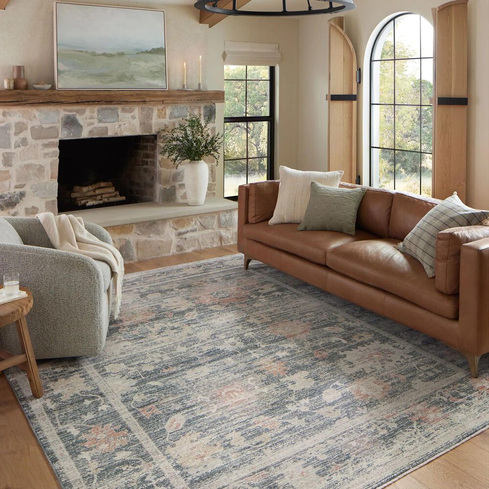 Magnolia Home Millie 9&#39;6&quot; x 13&#39;1&quot; Blue and Multicolor Area Rug, , large