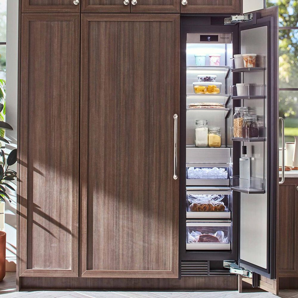 Signature Kitchen Suite 30" Integrated Column Freezer Left Hinge - Panel Sold Separately, , large