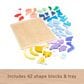 Fisher Price 43-Piece Wooden Space Blocks Puzzle, , large