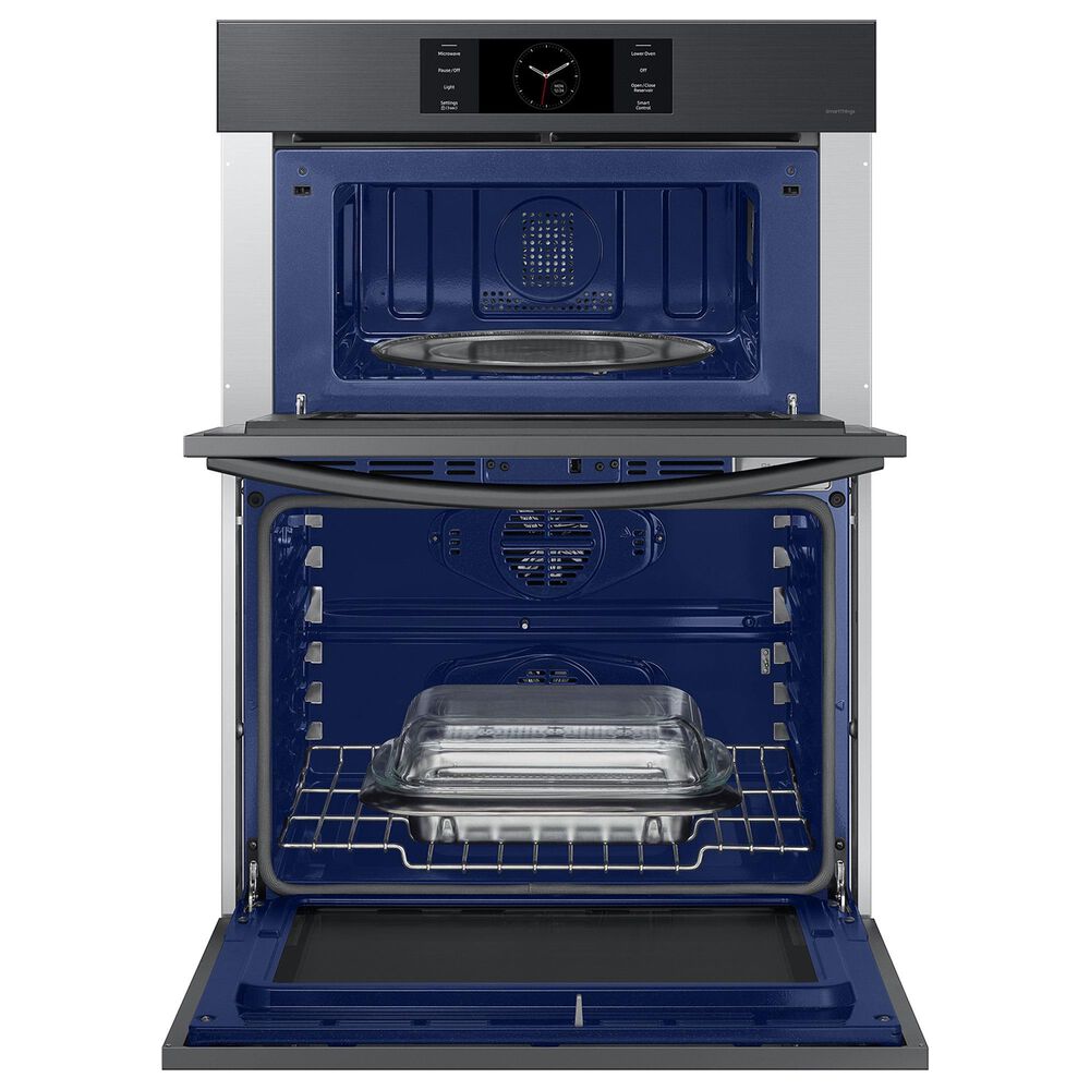 Samsung Bespoke 2-Piece Kitchen Package with Bespoke 30" Combination Wall Oven and 36" Gas Cooktop in Stainless Steel, , large