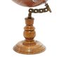 Maple and Jade 8" x 15" Globe in Silver, Copper and Natural Golden Brown, , large