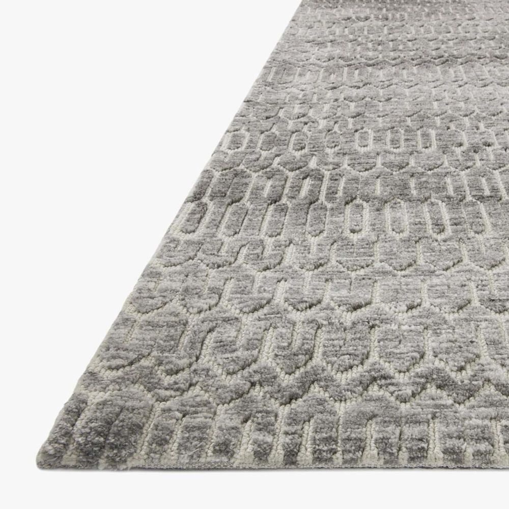 Loloi II Neda 2&#39;3&quot; x 3&#39;9&quot; Ivory and Charcoal Area Performance Rug, , large