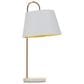 Maple and Jade Modern Table Lamp in Gold and White, , large