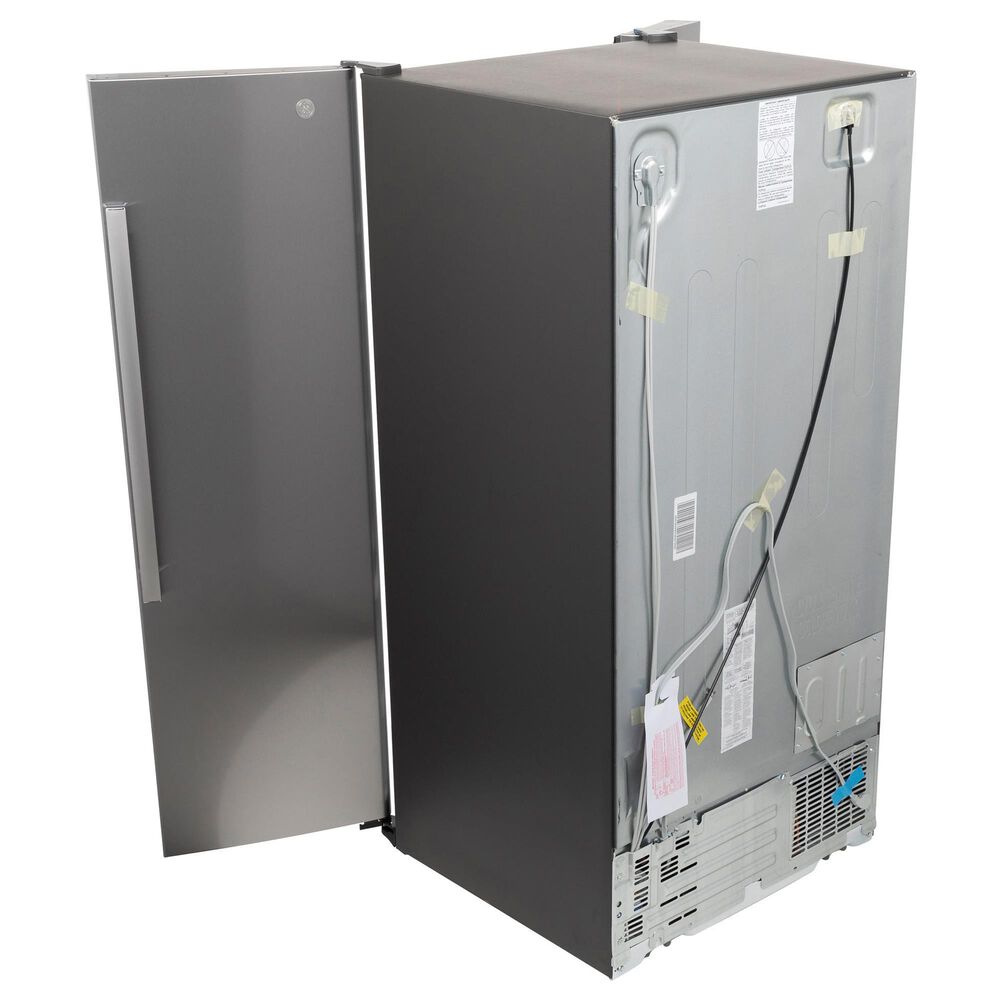 GE Appliances 23 Cu. Ft. Side by Side Refrigerator with External Dispenser in Fingerprint Resistant Stainless Steel, , large