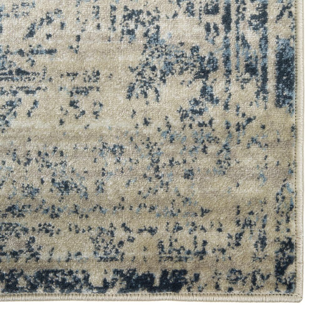 Kas Oriental Rugs Heritage Traditions 2&#39;2&quot; x 7&#39;11&quot; Ivory and Blue Runner, , large