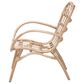 Baxton Studio Bajo Arm Chair in Natural Brown, , large