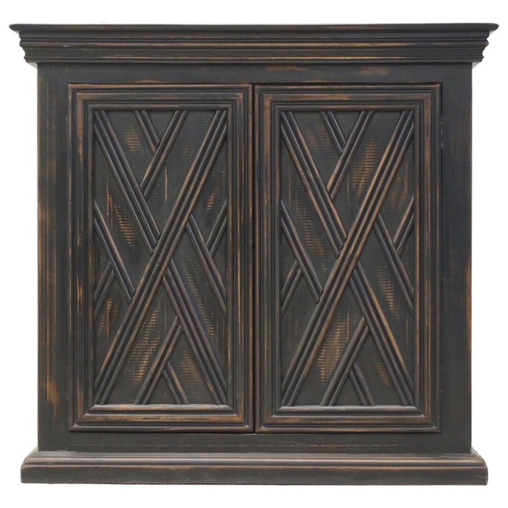 Heirloom Home Merryweather 2-Door Console in Washed Black, , large