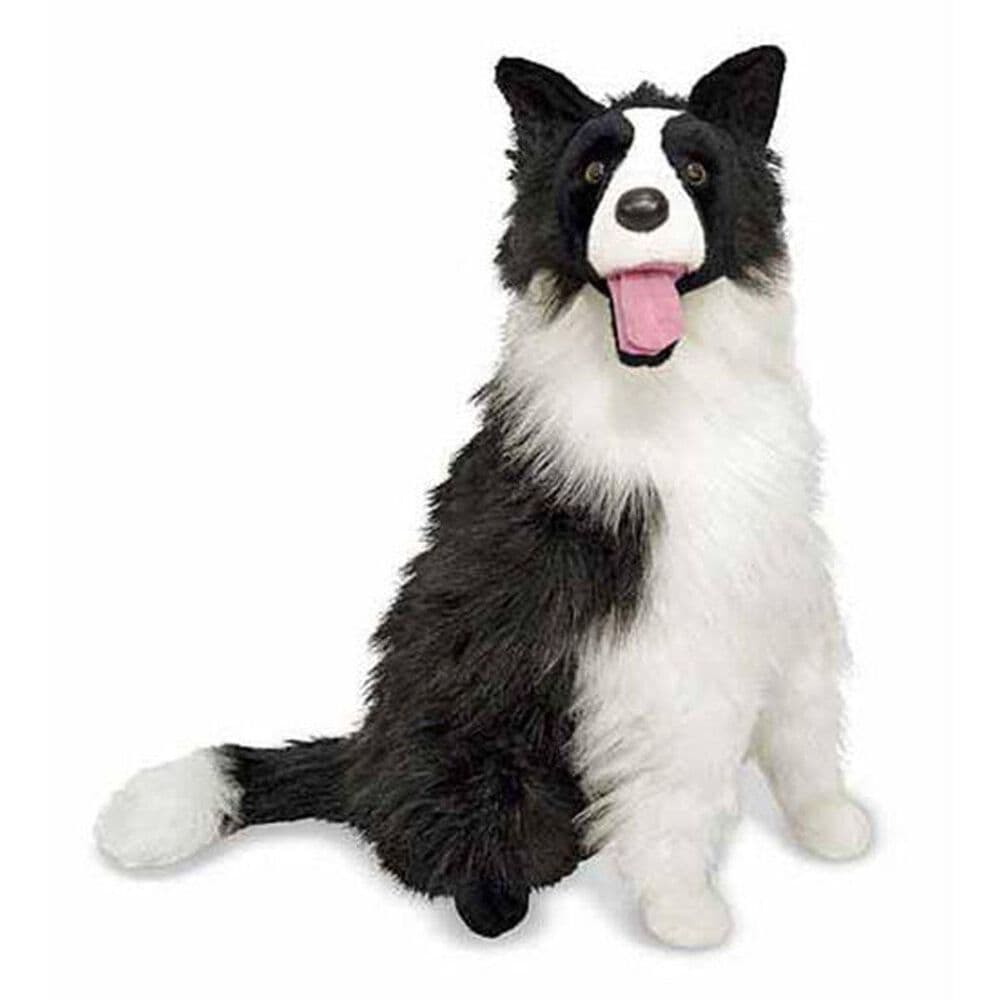 Melissa & Doug Giant Stuffed Border Collie, , large