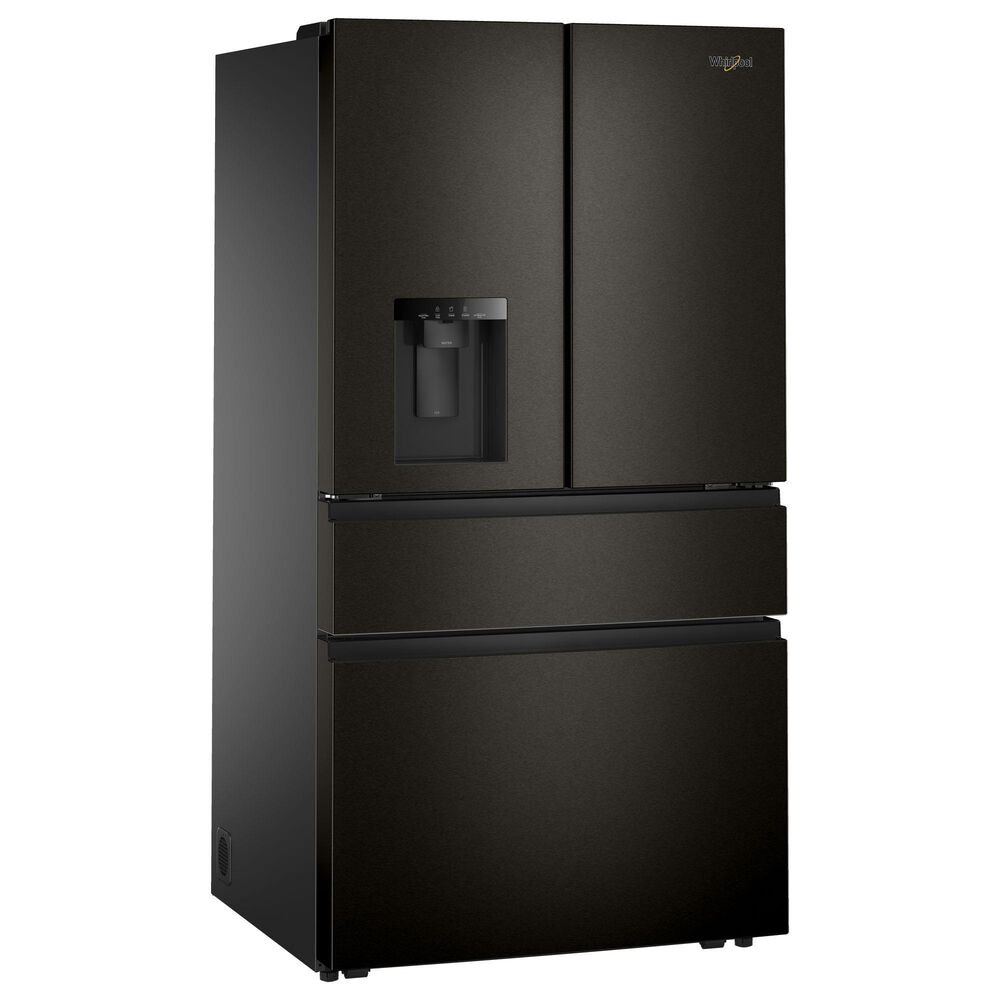Whirlpool WRMF3536 29 Cu. Ft. French Door Refrigerator in Fingerprint-Resistant Black Stainless Steel, , large