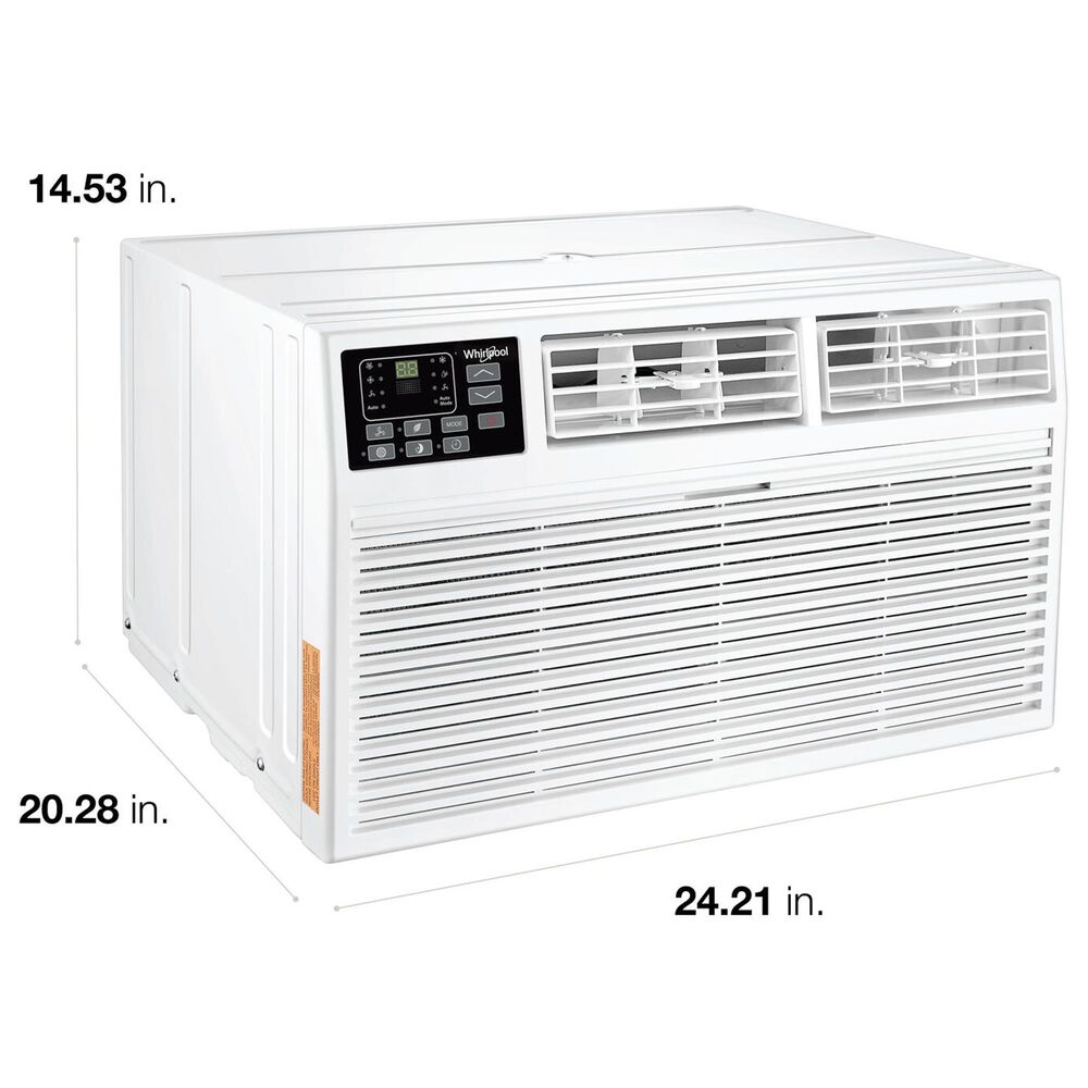 Whirlpool 8000 BTU Through the Wall Air Conditioner with Electronic Controls in White, , large